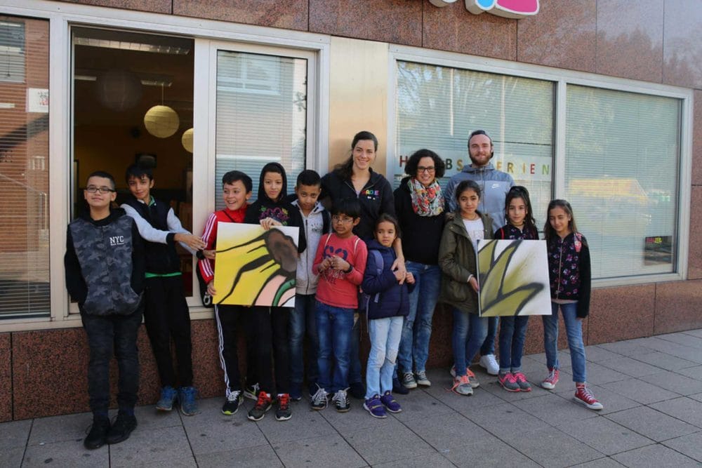 Die Arche Graffiti Spendenaktion