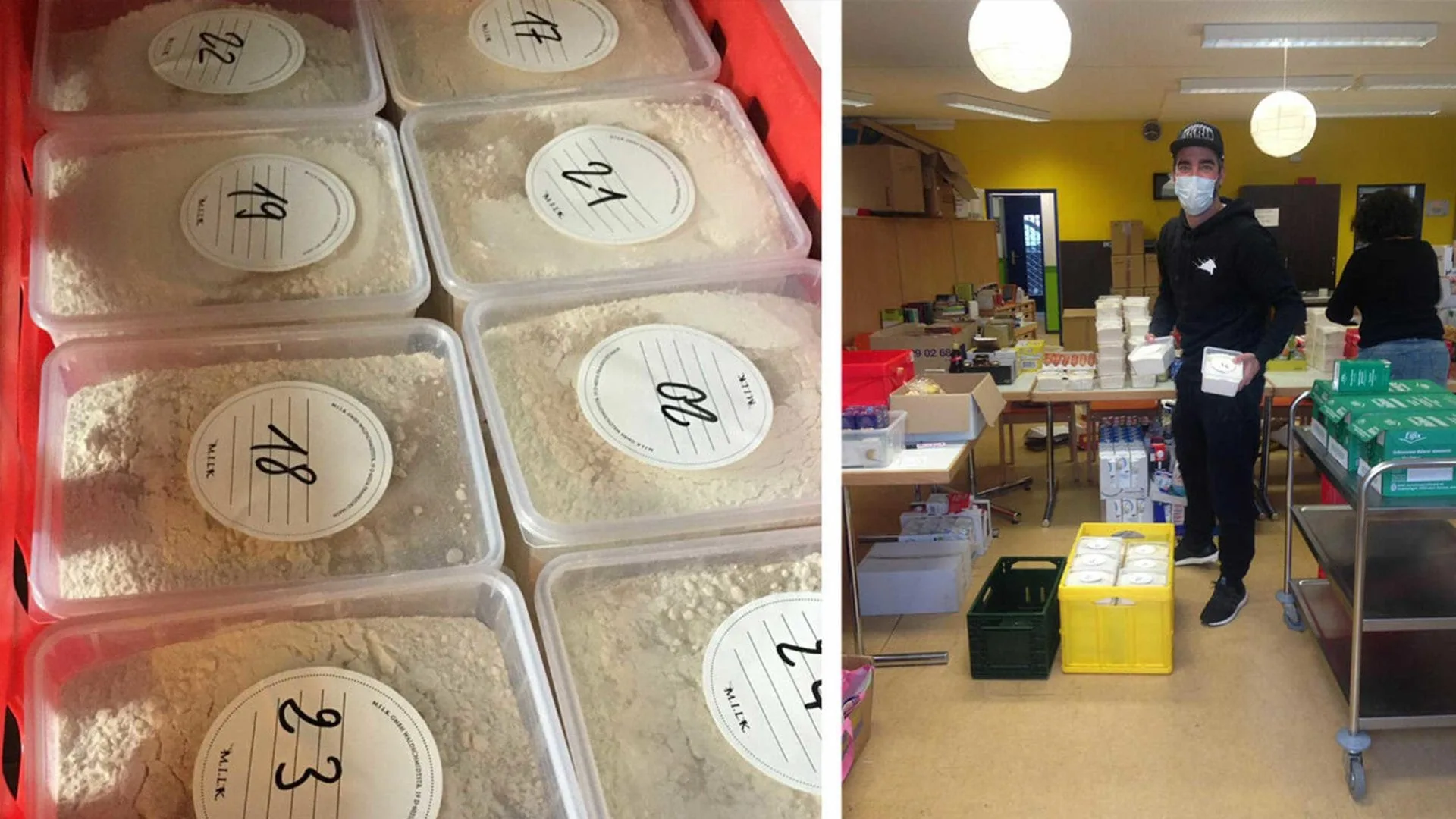 Food Lab Backmischung: Aktion Mahlzeit. Die ersten Backmischungen sind fertig.