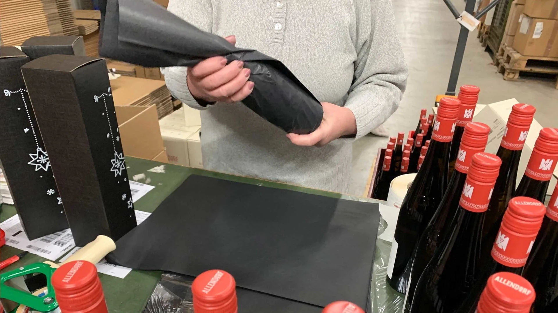 Etikettdesign für unseren neuen Wein