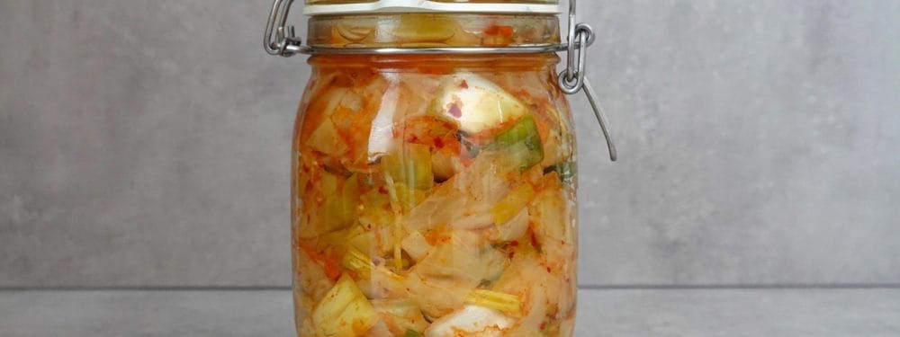 Das Milk. Food Lab Kimchi im Einmachglaß.