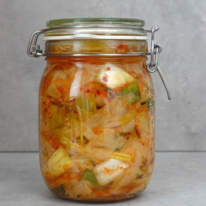 Das Milk. Food Lab Kimchi im Einmachglaß.