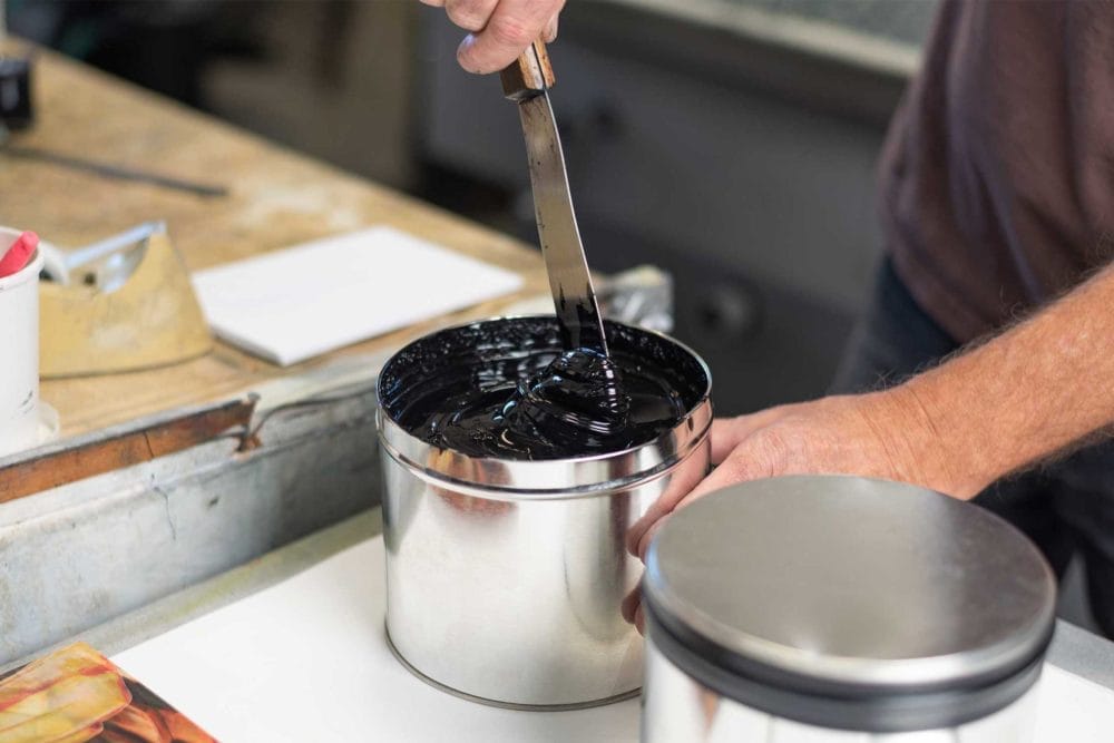 MILK MaterialLab Algae Offset Ink Cast Iron