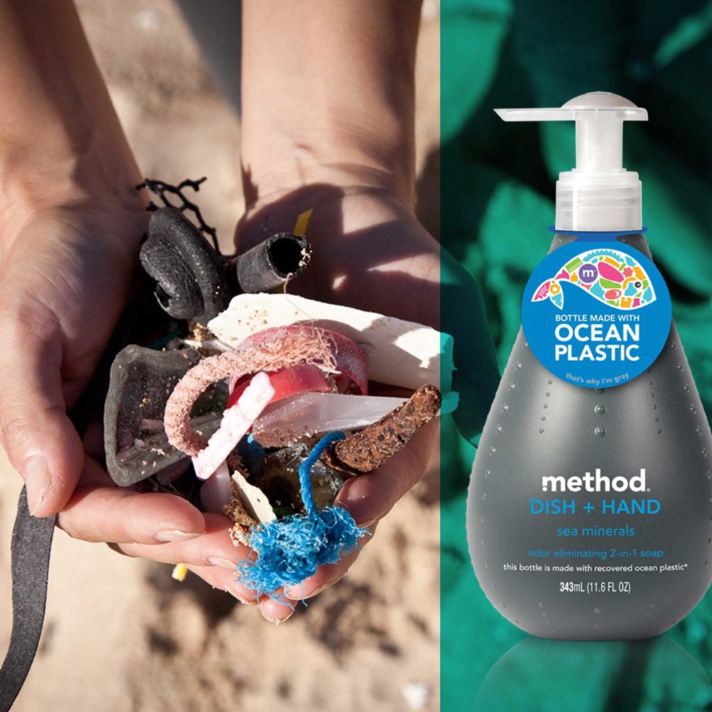 MILK MaterialLab Ocean Plastik Soap Bottle Method