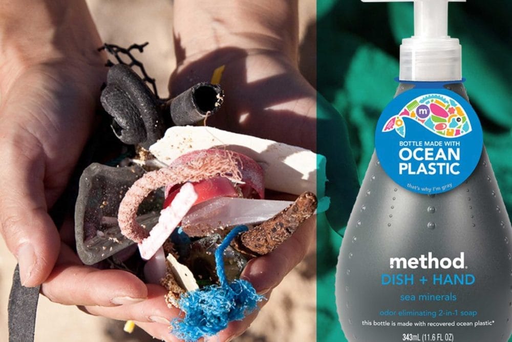 MILK MaterialLab Ocean Plastik Soap Bottle Method