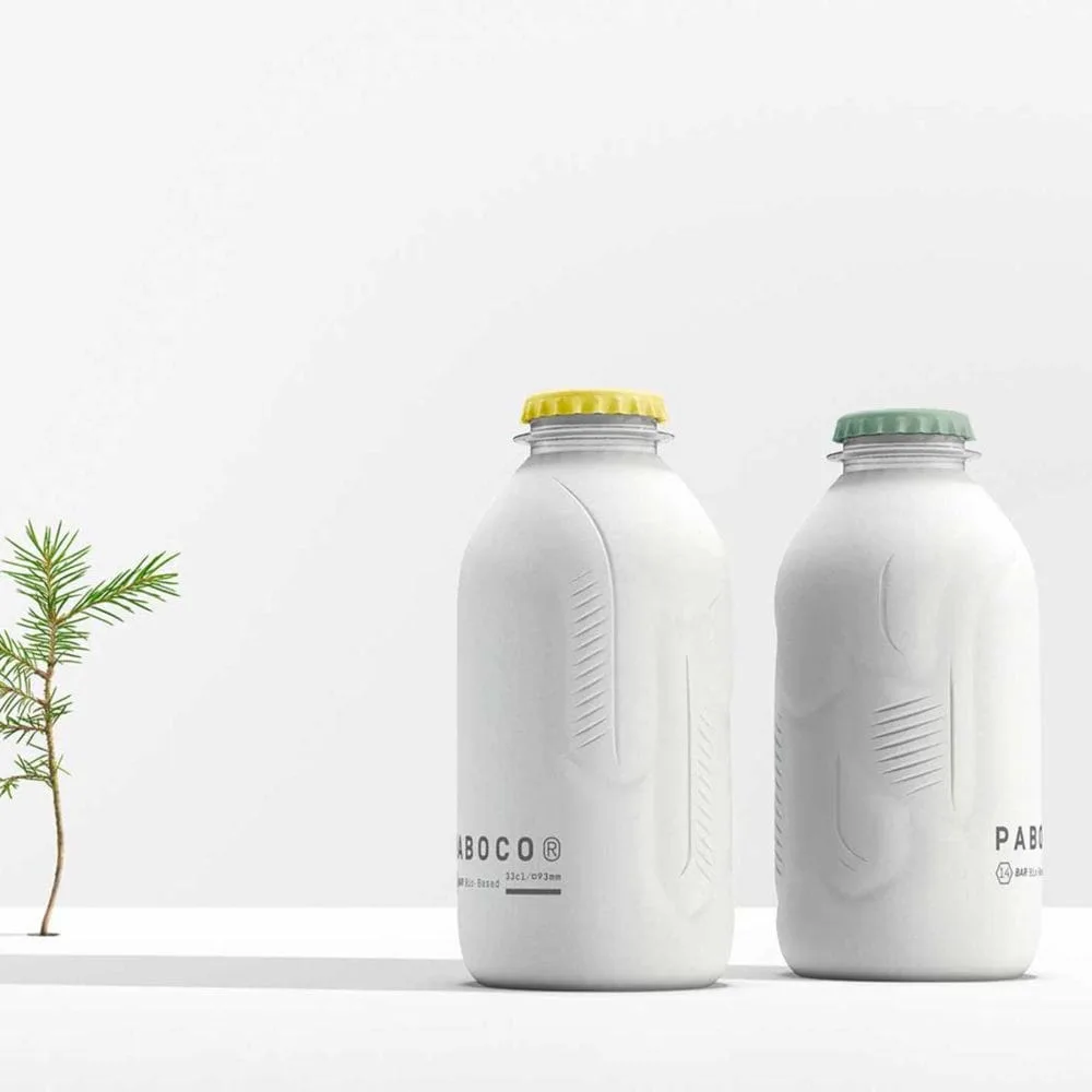 Nachhaltige Lebensmittelverpackungen Paper Bottle Paboco