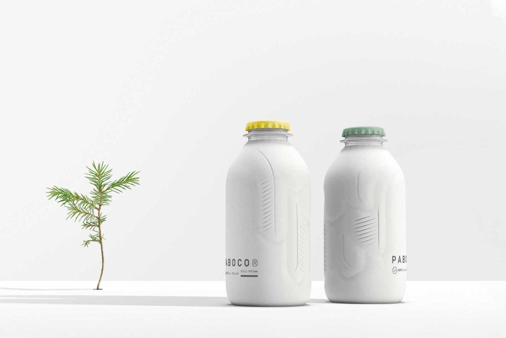 Nachhaltige Lebensmittelverpackungen Paper Bottle Paboco