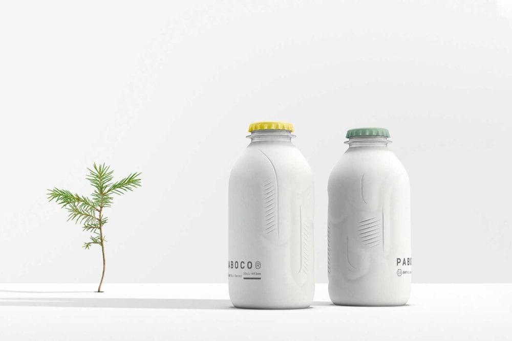 Nachhaltige Lebensmittelverpackungen Paper Bottle Paboco