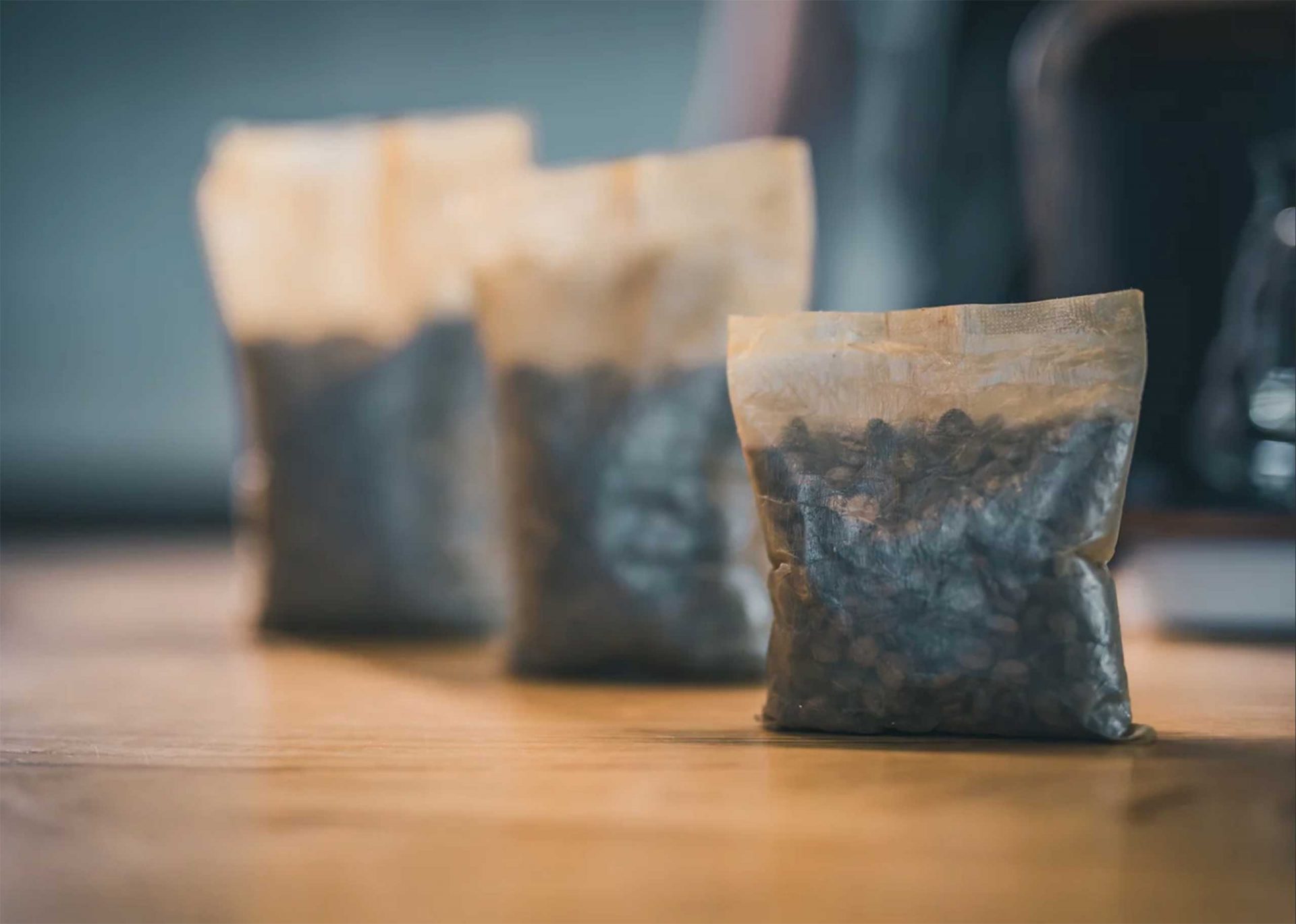 MILK MaterialLab Alternatives to plastic: MakeGrowLab's packaging made from woven biowaste.