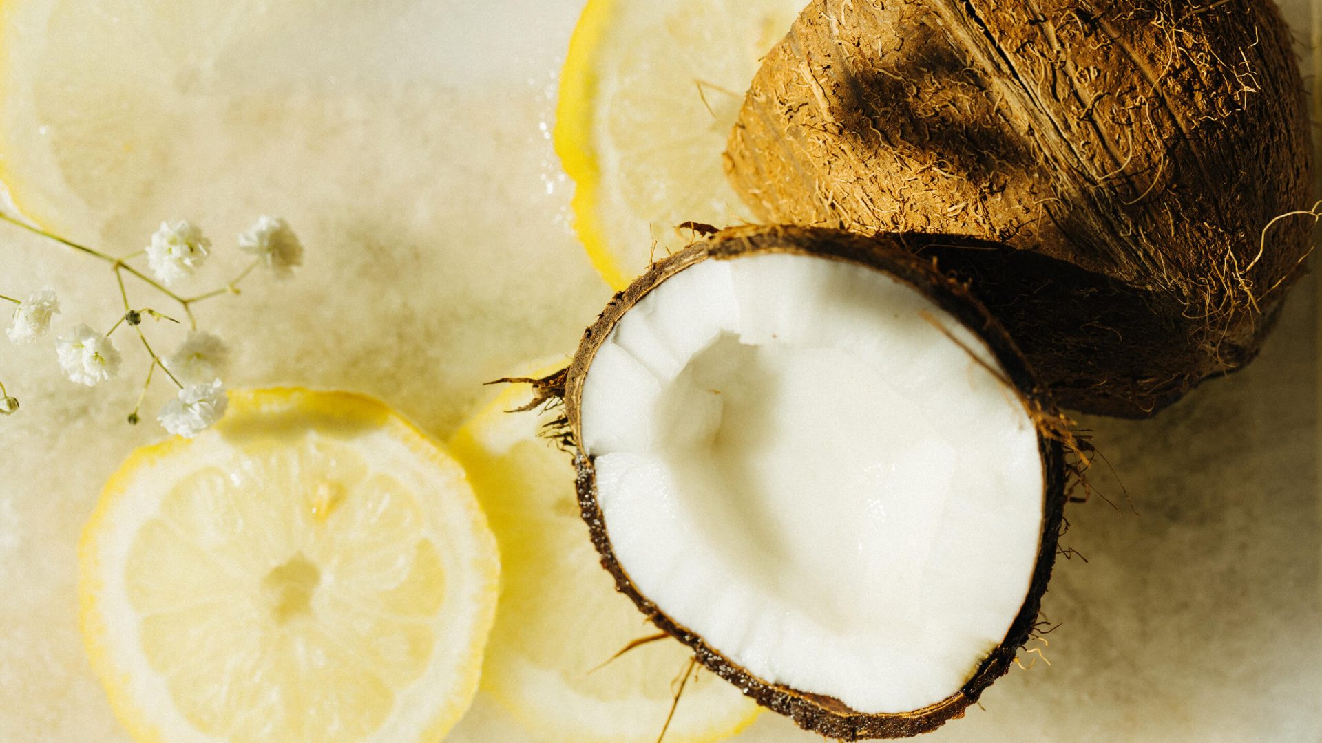 Kokoswasser-Zitrone die Limo 