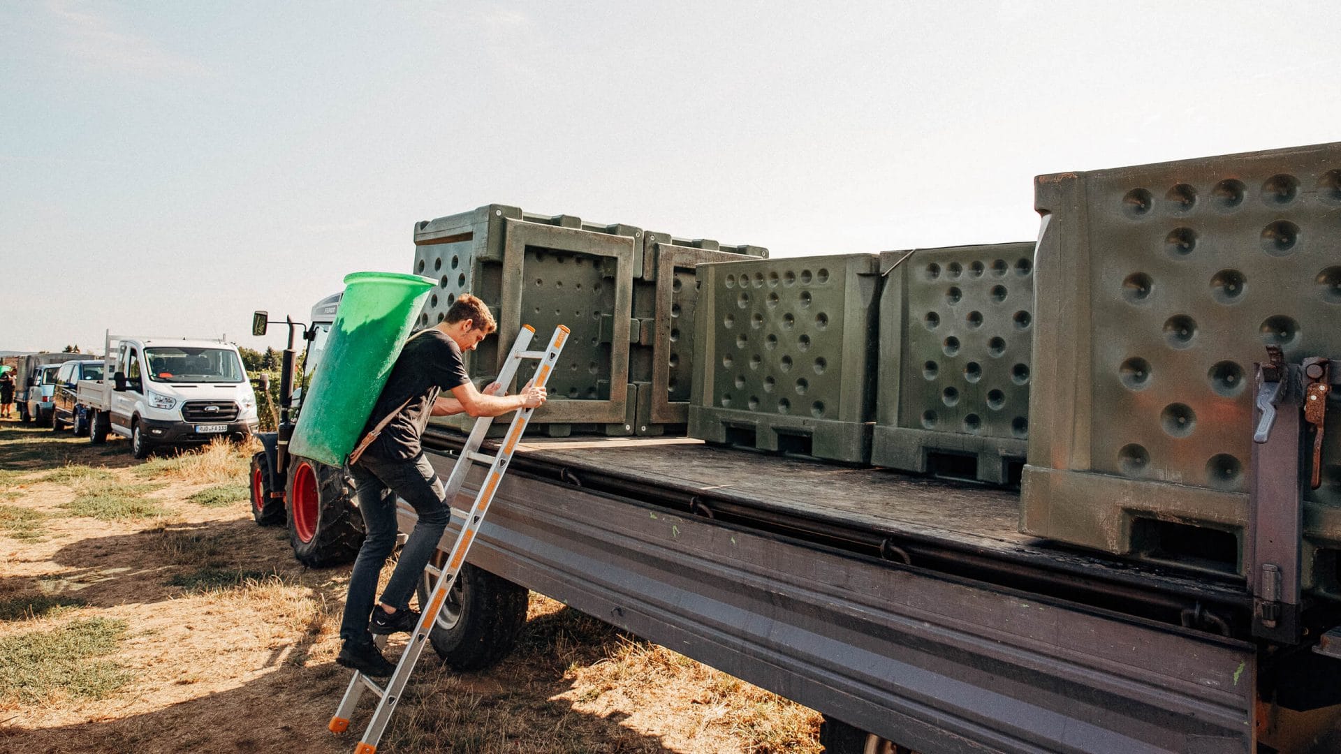 herbsten: The grape harvest or grape picking