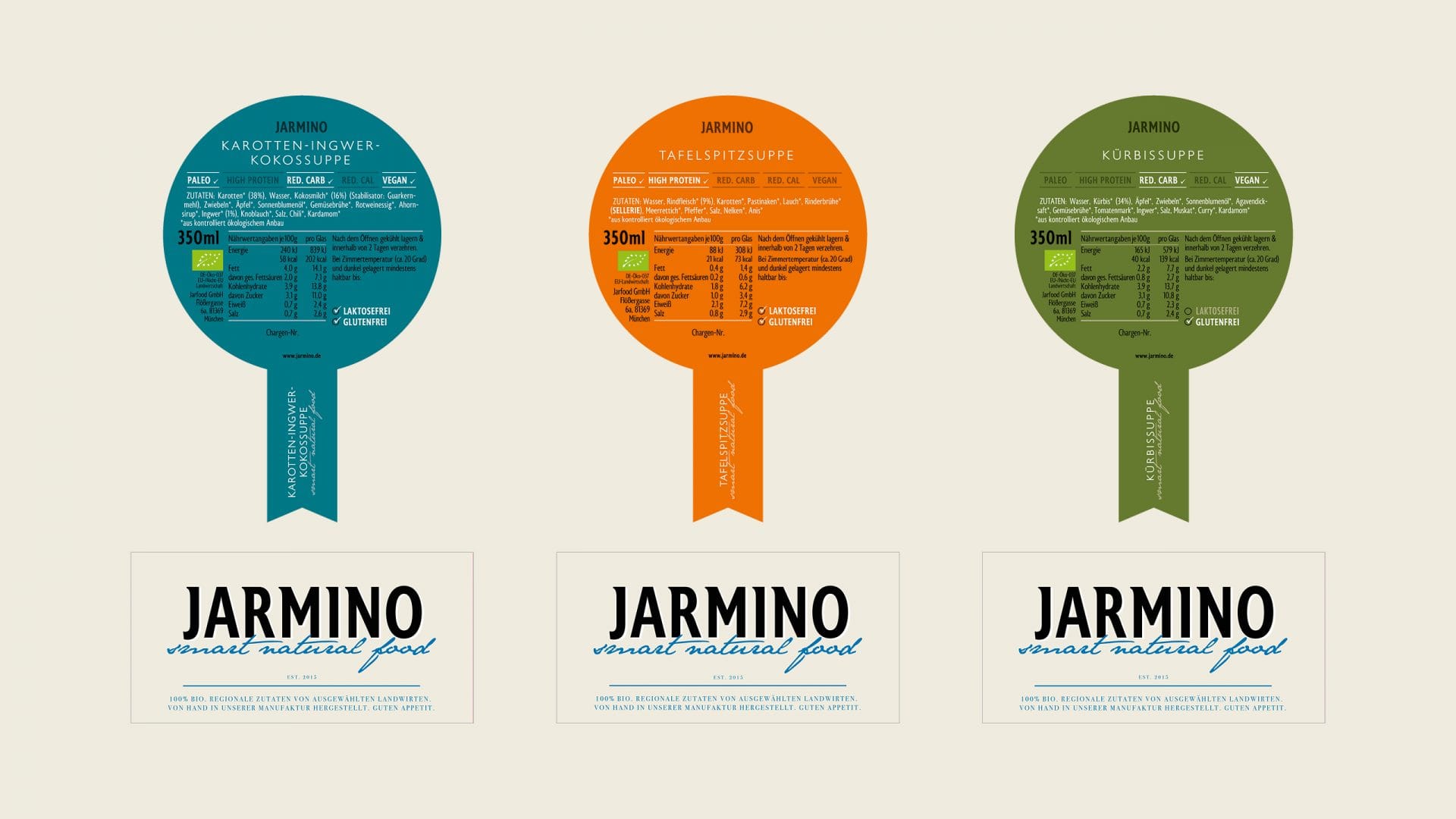 Jarmino soups and broths