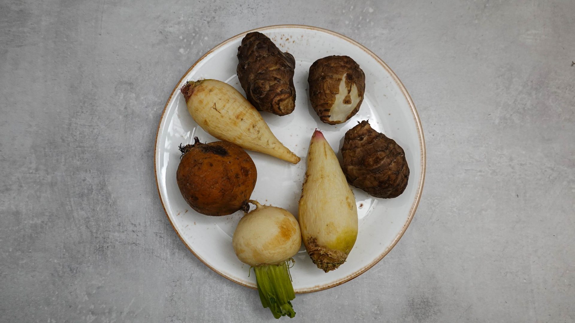 Vegetable Food Lab - Our selection of root vegetables  