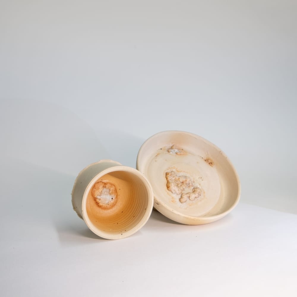 Fusion of ceramics and bread, new bowls