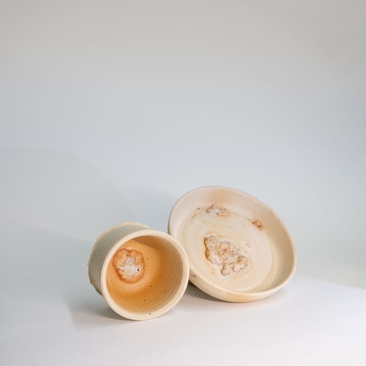 Fusion of ceramics and bread, new bowls