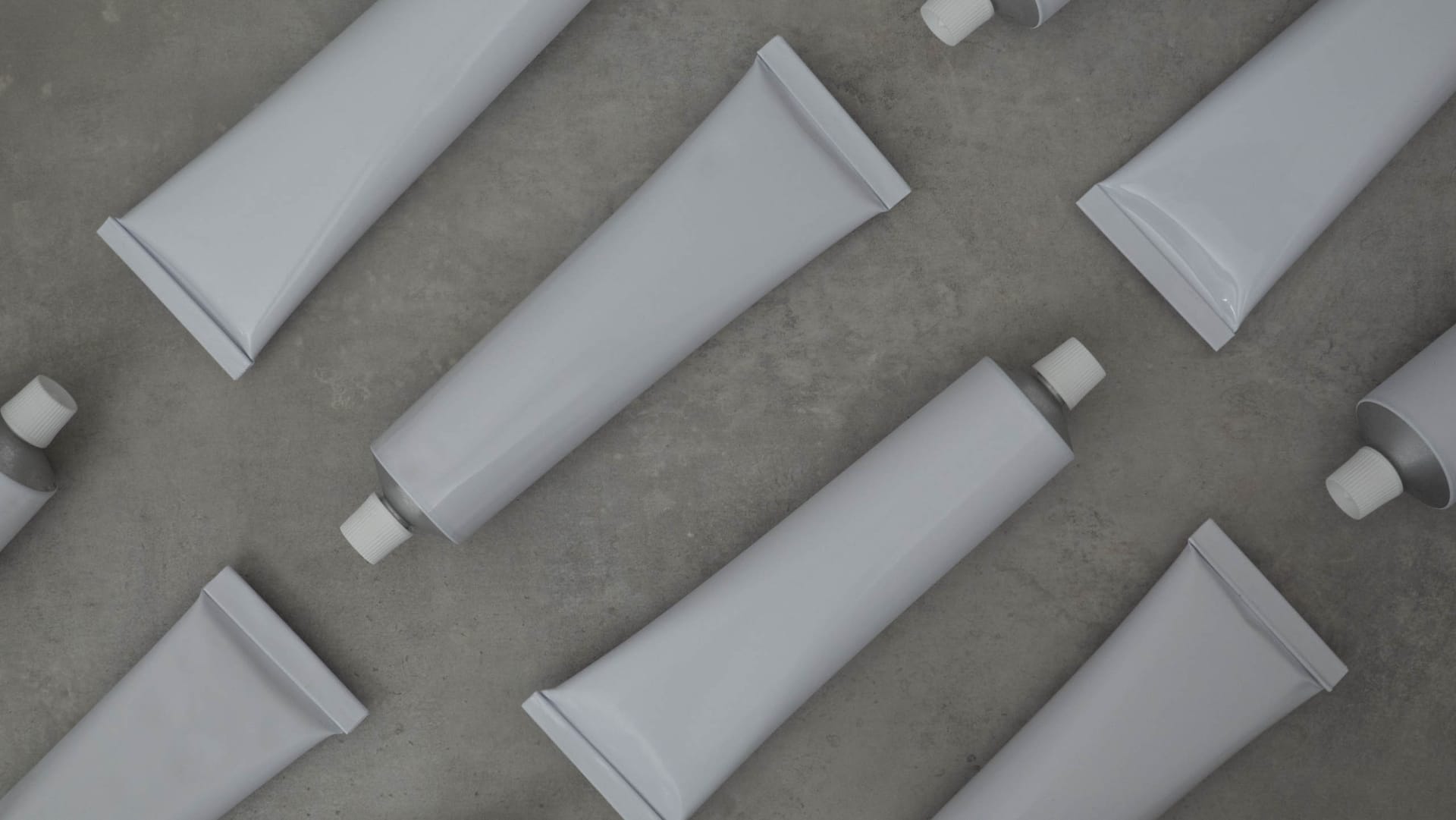 Lots of white tubes with our Tasty Paste