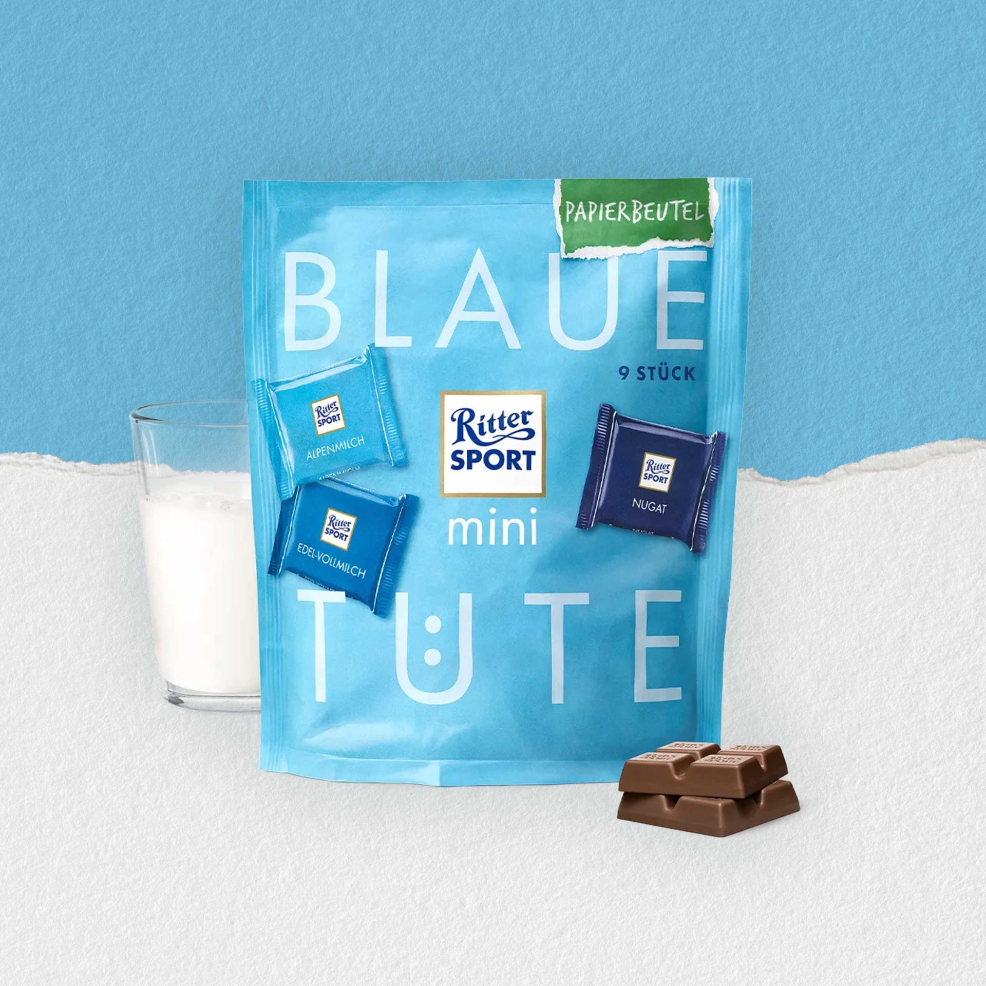 Ritter Sport Minis - Blaue Tüte