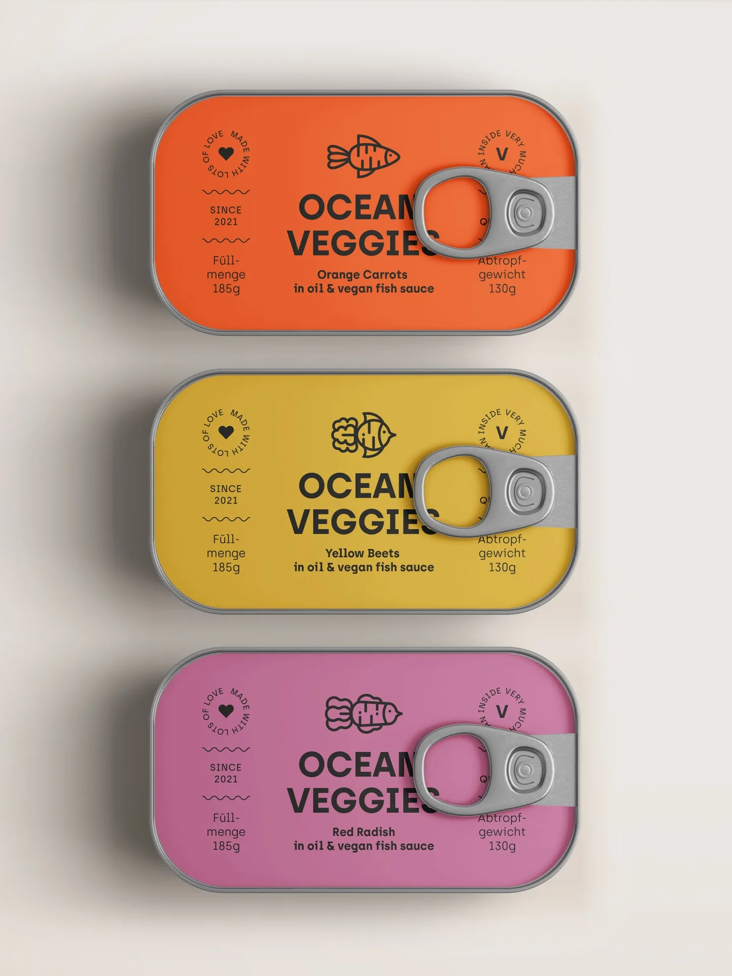 Ocean Veggies from above in the can packaging