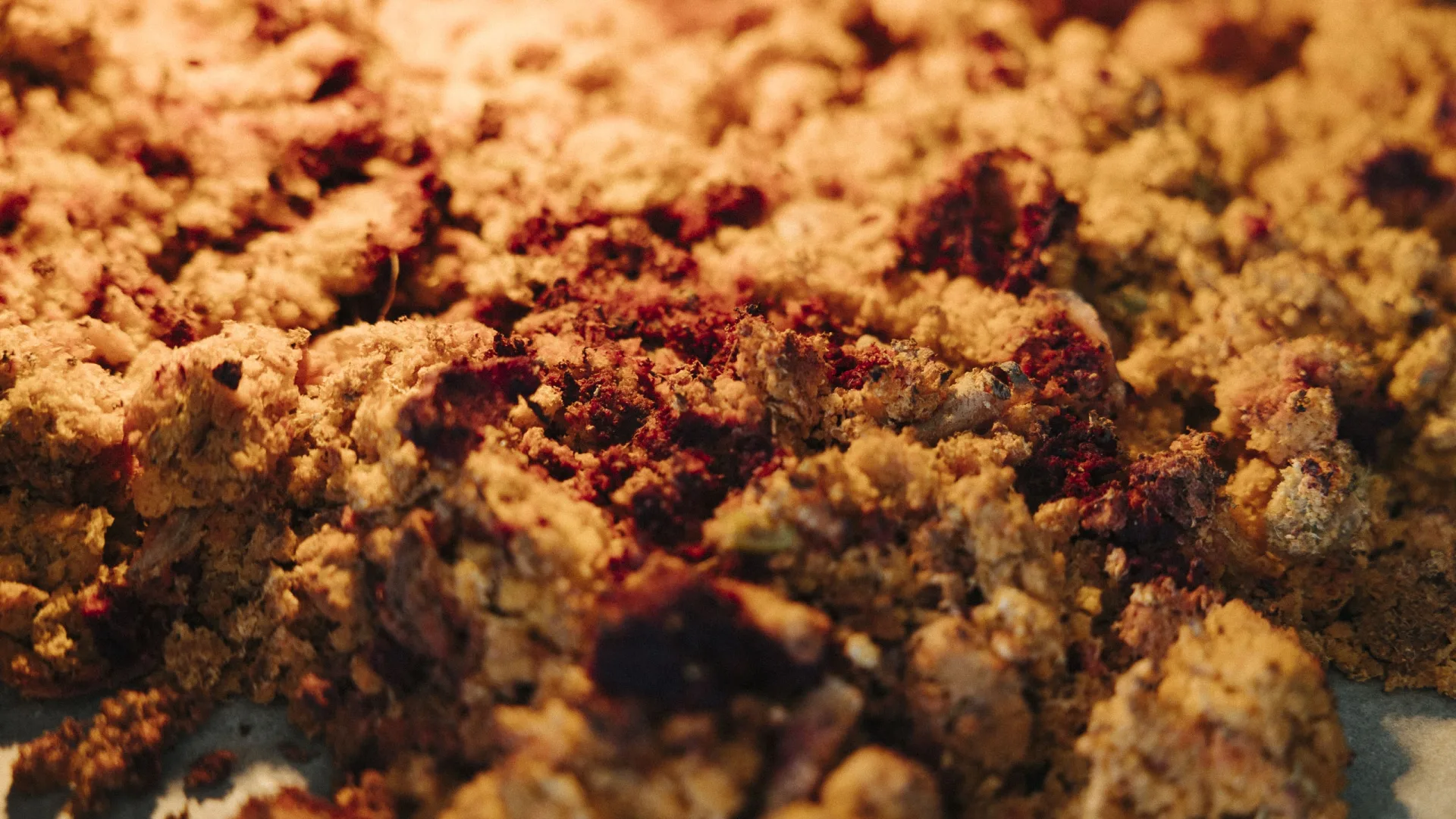 Pomace from smoothie production