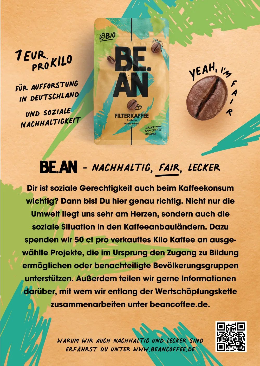 Kaffeegenuss BE.AN Flyer