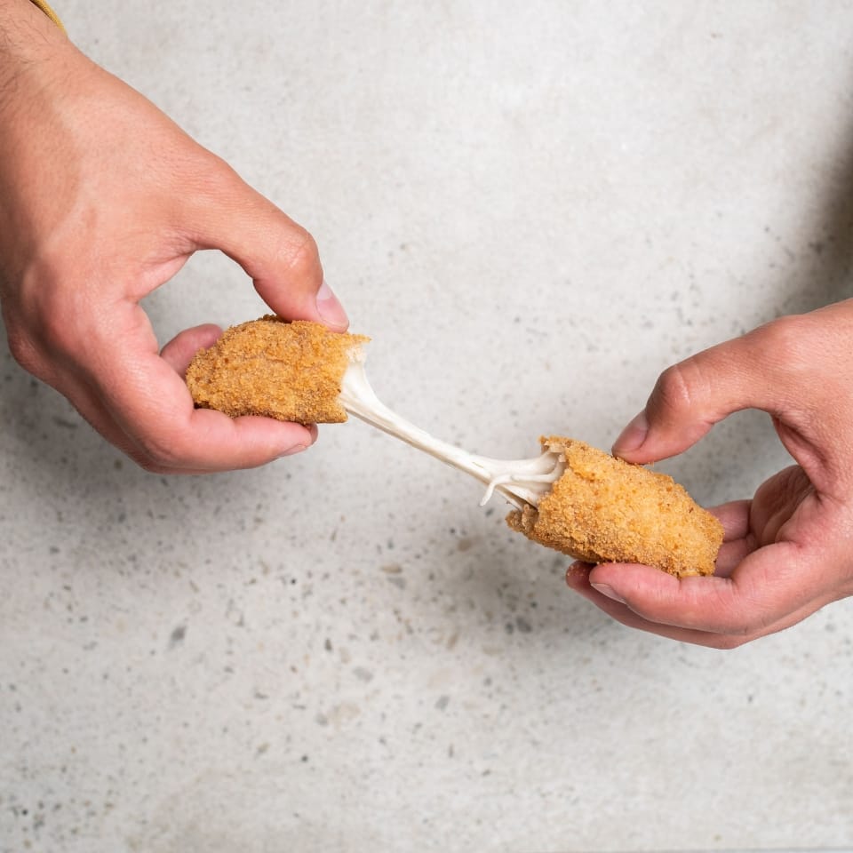 Vegan mozzarella sticks