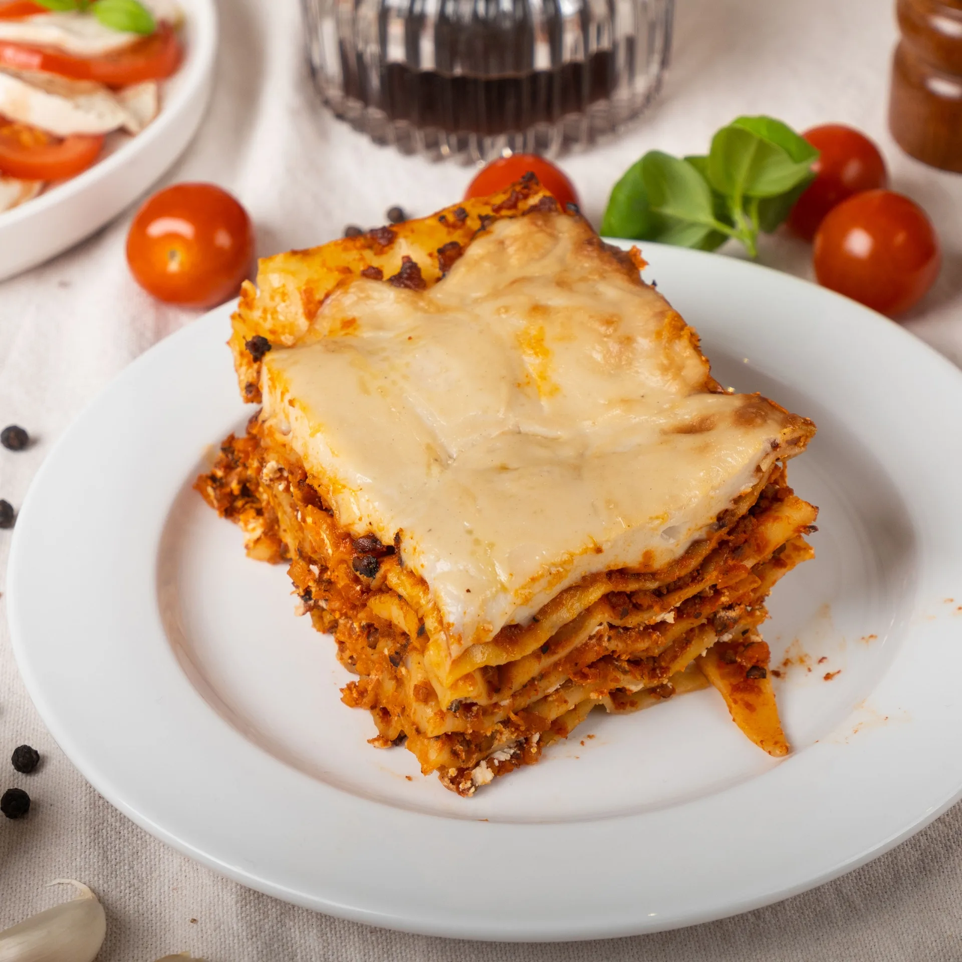 Lasagne mit veganem Mozzarella