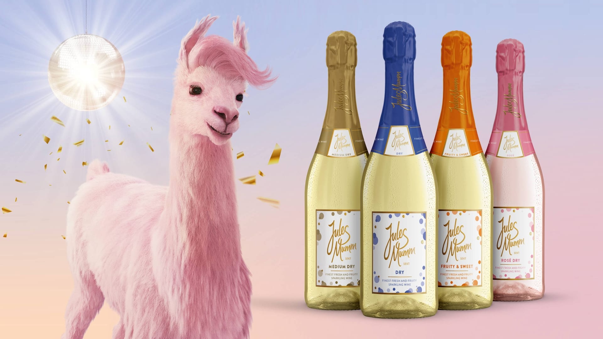 Jules Mumm sparkling wine - Range