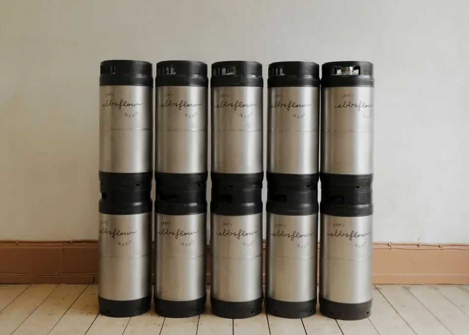 Die Fässer von Ebb & Flow Keg