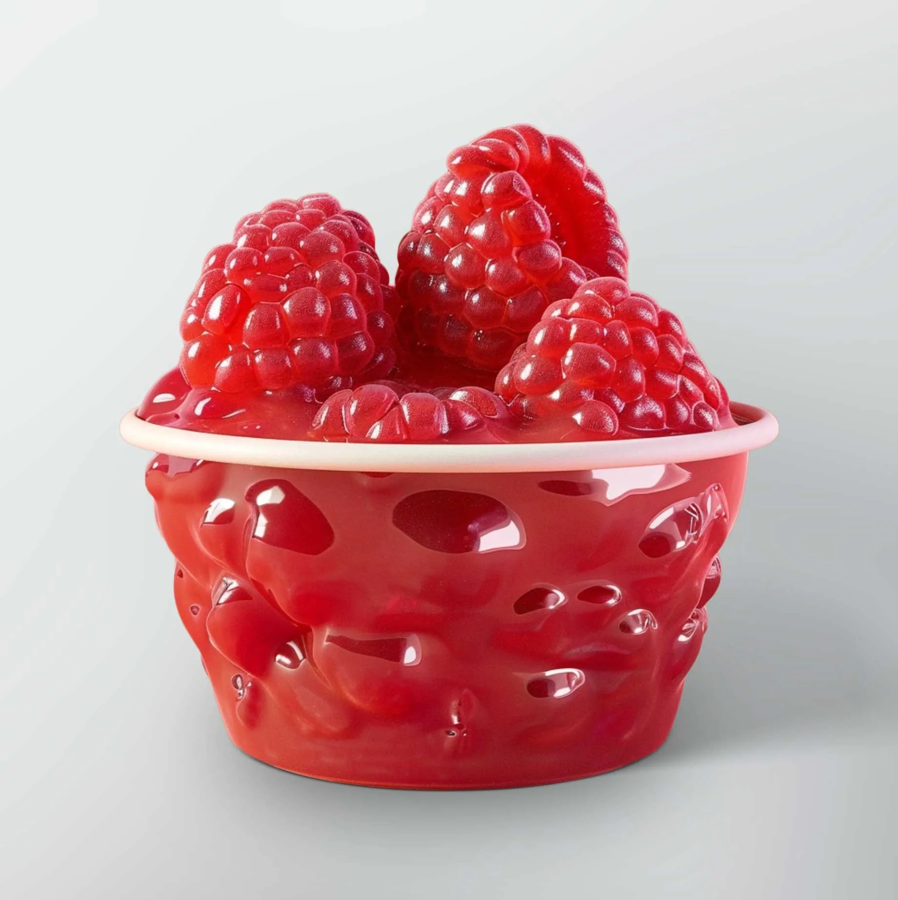 rasberry inspired label-less packaging concept art
