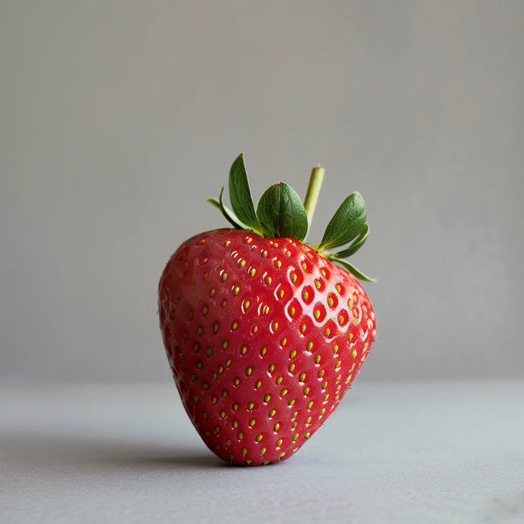 strawberry inspired label-less packaging concept art